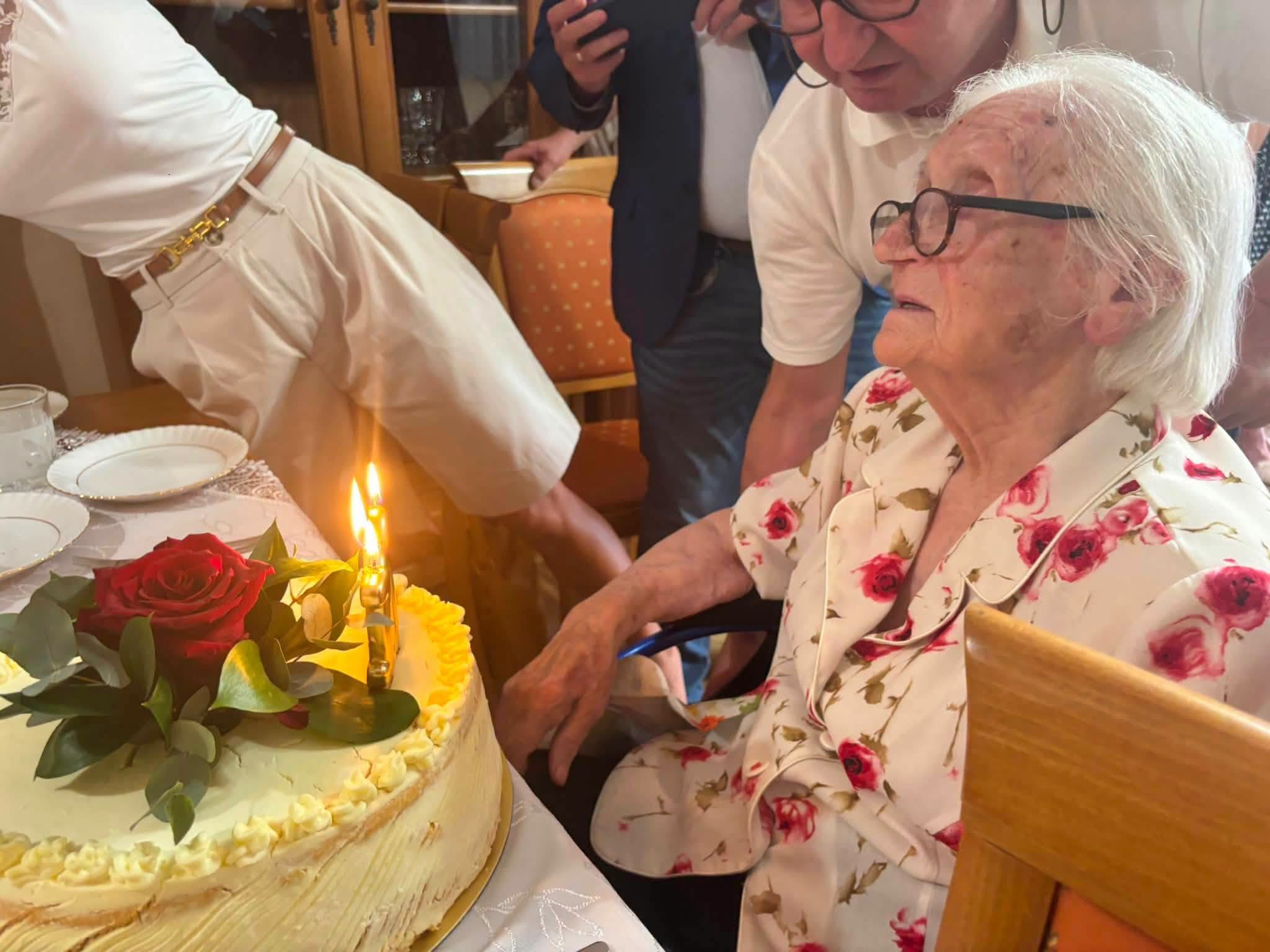 102 urodziny p. Janiny Wojcieszyńskiej