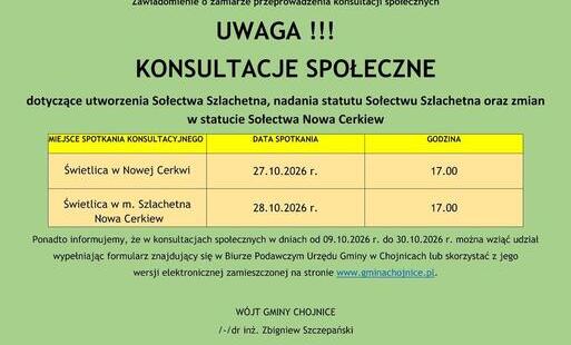 Zdjęcie do KONSULTACJE SPOŁECZNE 