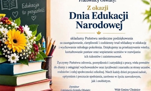 Zdjęcie do Życzenia z okazji Dnia Edukacji Narodowej