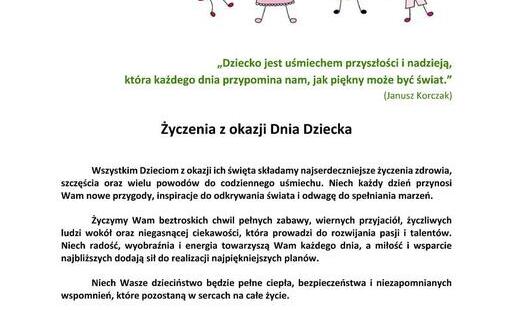 zdjęcie życzenia dzień dziecka 2026