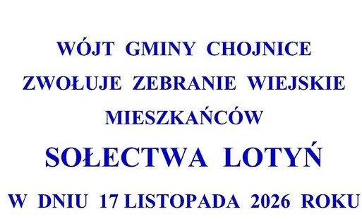 Zdjęcie do Przedterminowe wybory Sołtysa Sołectwa Lotyń i wybory uzupełniające do Rady Sołeckiej